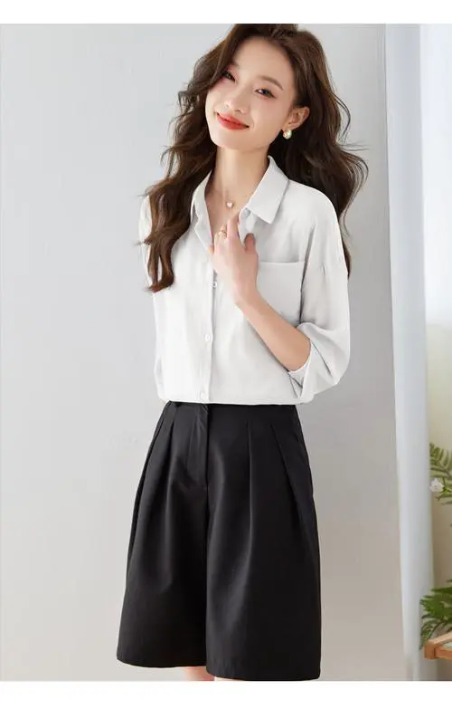 夏天雪纺外套怎么搭配