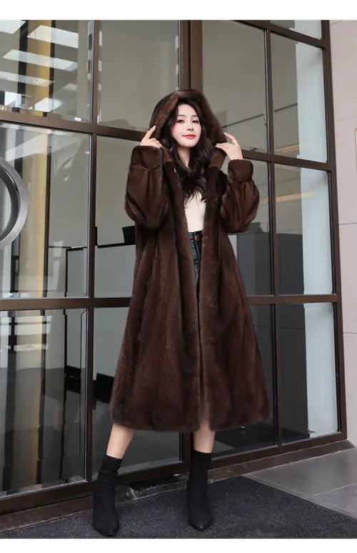 长款貂皮怎么搭配