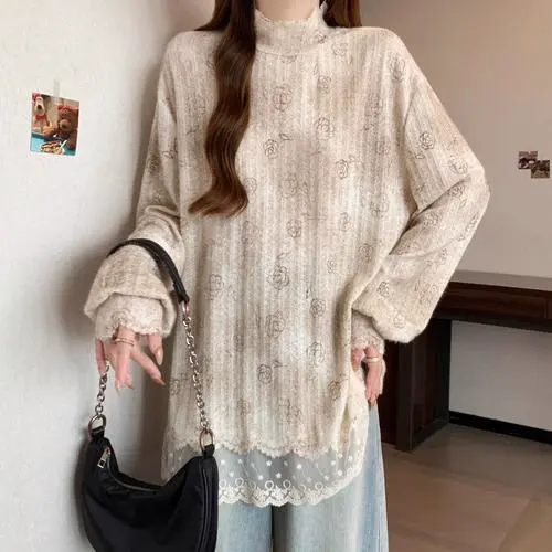 白色长款蕾丝怎么搭配图片