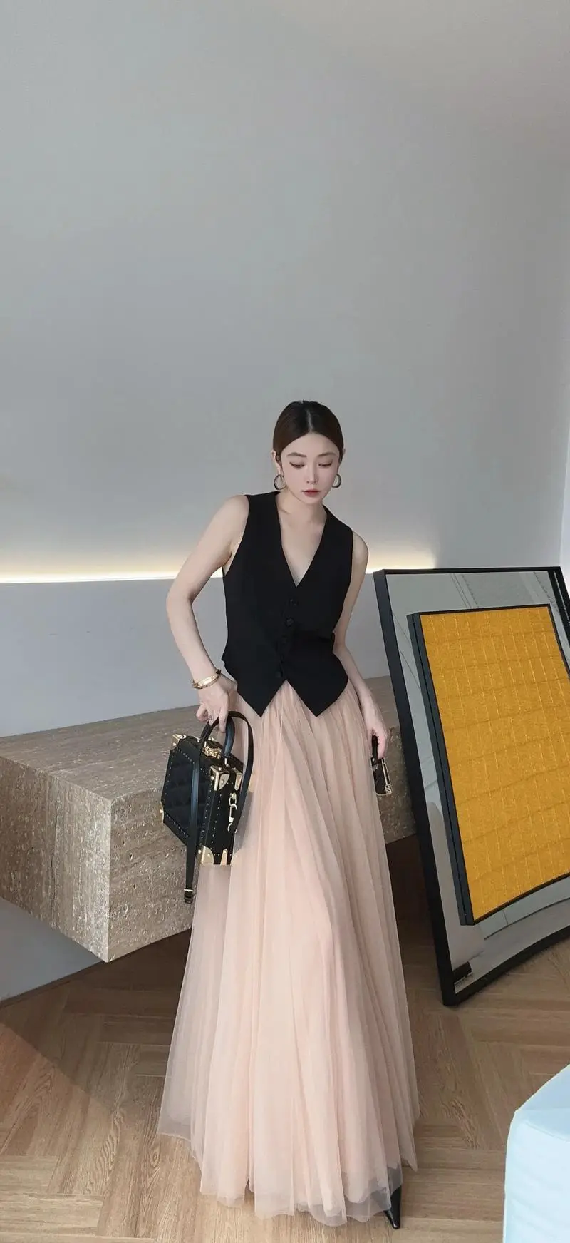 外罩纱裙怎么搭配