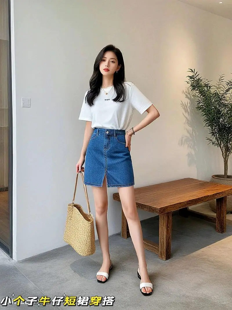 怎么搭配牛仔短裙