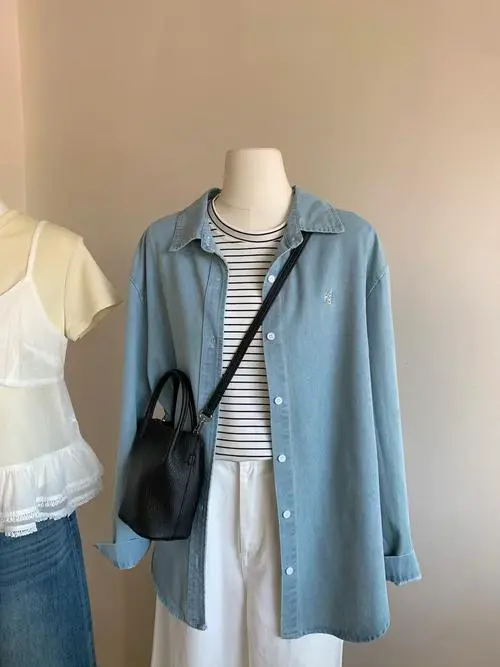 zara刺绣衬衫怎么搭配