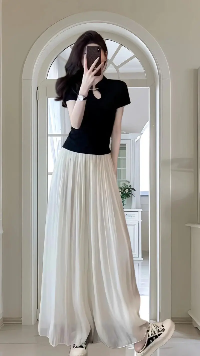 带裙子的裤子怎么搭配图片大全