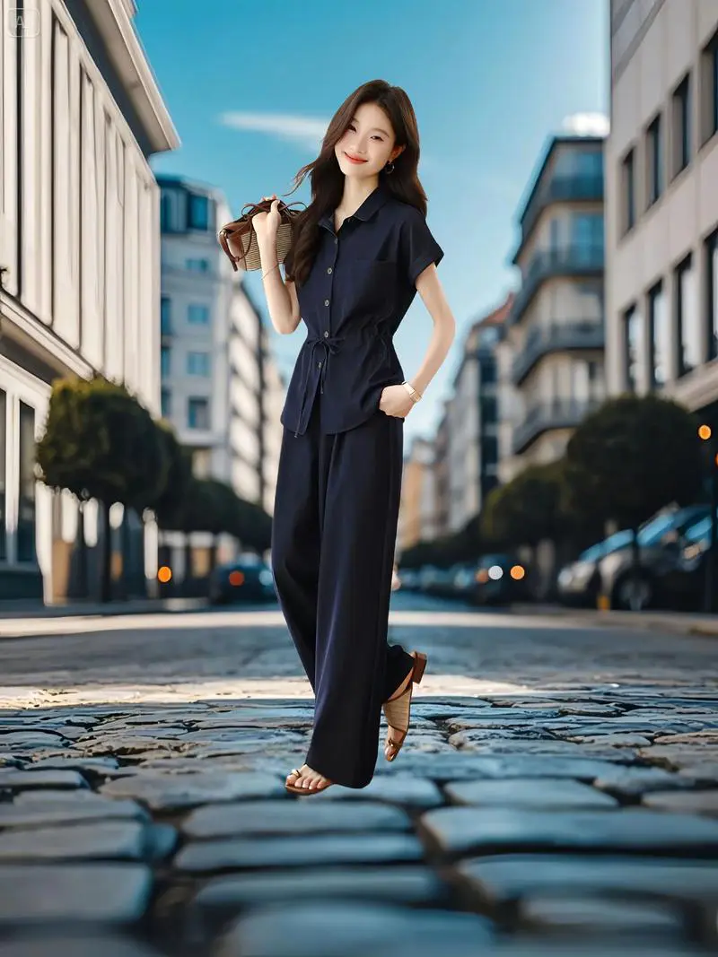 藏青色的衬衣怎么搭配图片