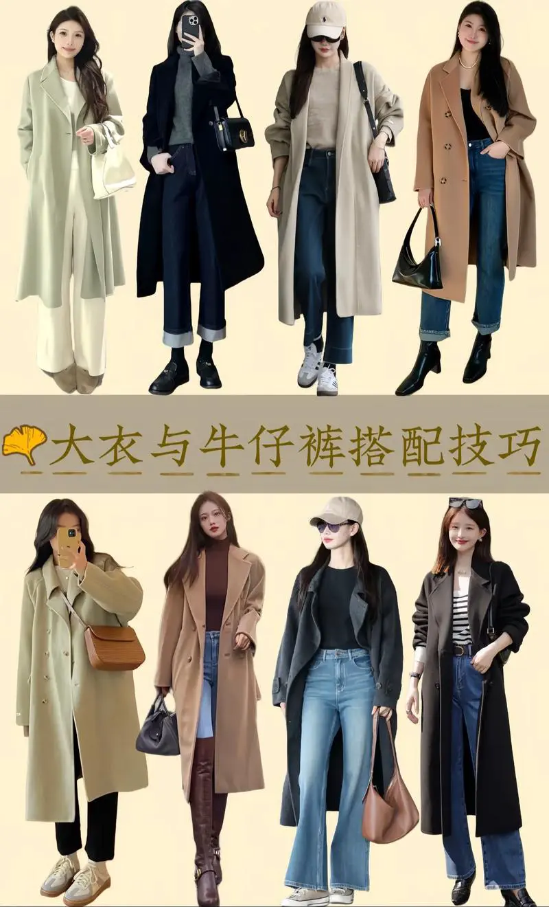 牛仔兰呢大衣怎么搭配
