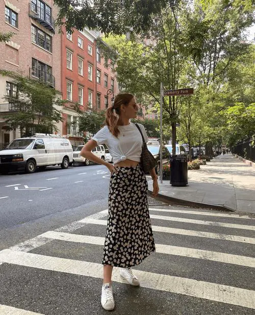 怎么搭配花色T?