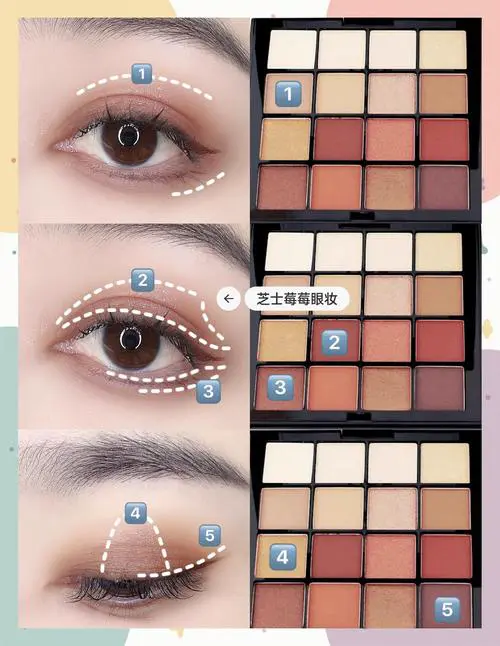 N丫X16色眼影盘怎么搭配