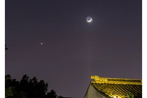 春夏之交星月奇缘！23日傍晚“太白”伴“嫦娥”，北半球各地可观测
