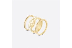 2022夏季7款迪奥金色Logo戒指推荐，Dior三环戒、珍珠款、水钻爱心…全都值得入手！