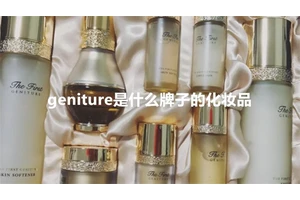geniture是什么牌子的化妆品