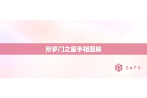 所罗门之星手相图解