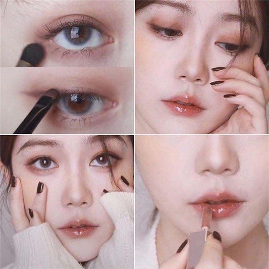 深秋暖棕慵懒妆容，散发满满气质感 化妆 第1张