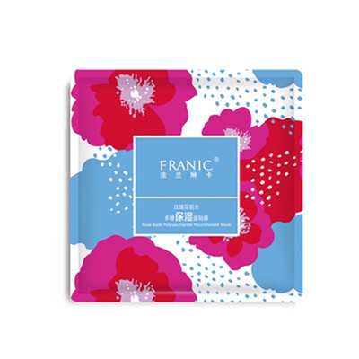 FRANIC法兰琳卡玫瑰花苞水多糖保湿面贴膜 法兰琳卡 面膜 第1张