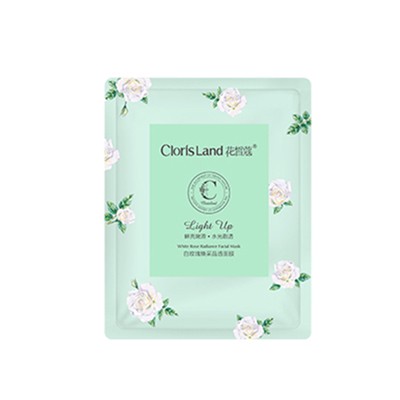 ClorisLand 花皙蔻白玫瑰焕采晶透面膜 花皙蔻 面膜 第1张