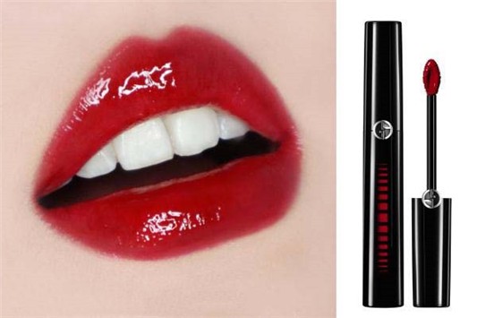 GIORGIO ARMANI新黑管镜光水唇釉#400#503色号试色 ARMANI 唇釉 试色 阿玛尼 第1张
