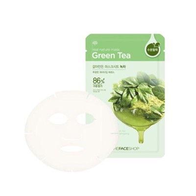 菲诗小铺自然之源面膜「绿茶 水分活力 水润保湿」 菲诗小铺 面膜 第1张