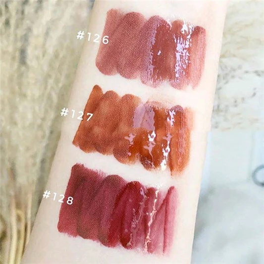 Kiko双头唇釉入秋3款必冬色，一枝轻松打造哑光、玻璃感唇妆 KIKO 唇釉 试色 第2张