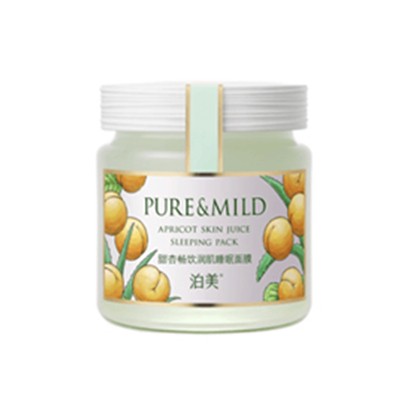 泊美甜杏保湿润肌睡眠面膜「润泽滋养，水润丰盈」 泊美 面膜 第1张
