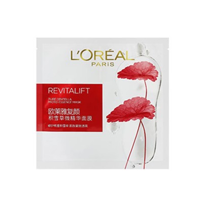 欧莱雅复颜积雪草微精华面膜「盈润丰满，恢复紧致」 巴黎欧莱雅 面膜 第1张