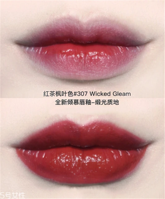 雅诗兰黛307和333哪个更好看，2大枫叶色pk 雅诗兰黛 雅诗兰黛口红 雅诗兰黛307和333哪个更好看 第6张