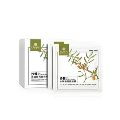 FRANIC法兰琳卡沙棘水润焕亮面贴膜「保湿补水，紧致弹润」 法兰琳卡 面膜 第1张