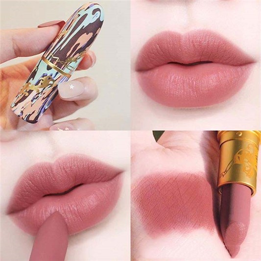 MAC秋冬必入人气裸粉豆沙色试色，擦出微甜温柔气质 MAC 口红 唇膏 试色 第1张