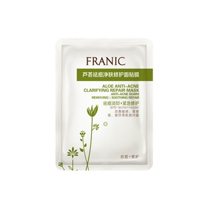 FRANIC法兰琳卡芦荟祛痘净肤修护面贴膜 祛痘净肤 法兰琳卡 面膜 第1张