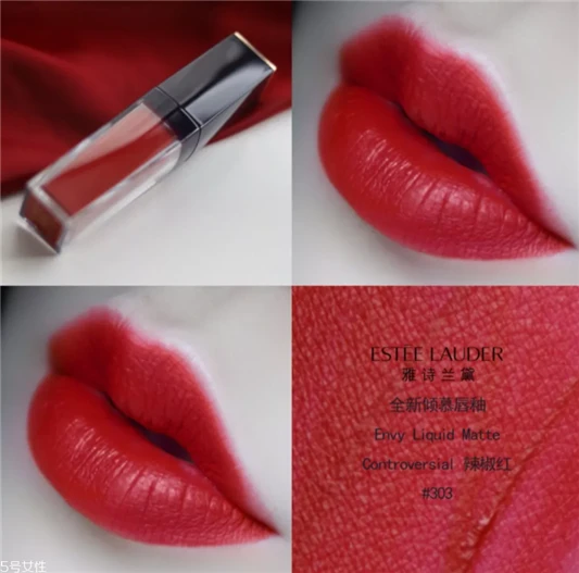 雅诗兰黛全新倾慕唇釉全部试色，全都找不到替代色 雅诗兰黛 雅诗兰黛唇釉 雅诗兰黛全新倾慕唇釉 第10张