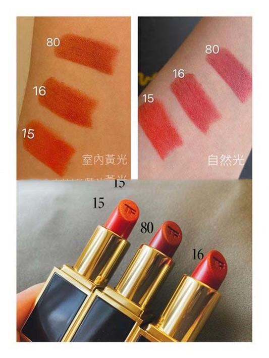 Tom Ford限量迷你唇膏礼盒开箱试色分享 TOM FORD 口红 唇膏 试色 第1张