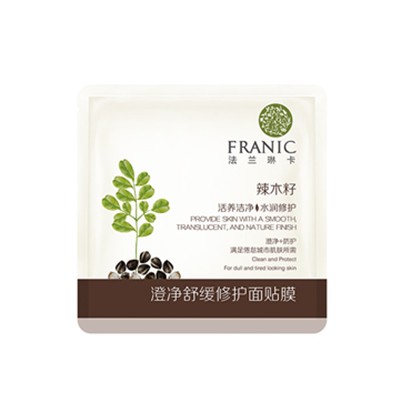 FRANIC法兰琳卡辣木籽澄净舒缓修护面贴膜 法兰琳卡 面膜 第1张
