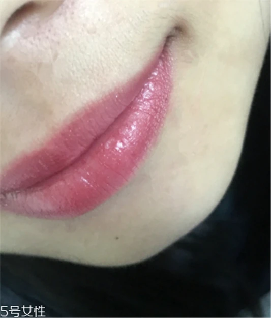 雅诗兰黛恋爱460很闪吗，雅诗兰黛love460素颜上嘴图 雅诗兰黛 口红 雅诗兰黛恋爱460很闪吗 第3张