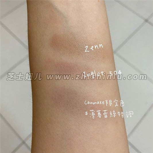 修容分享：Zenn修容膏、Inglot 504、canmake限定色#薄暮蕾丝特调 CANMAKE Inglot ZENN 修容 第1张
