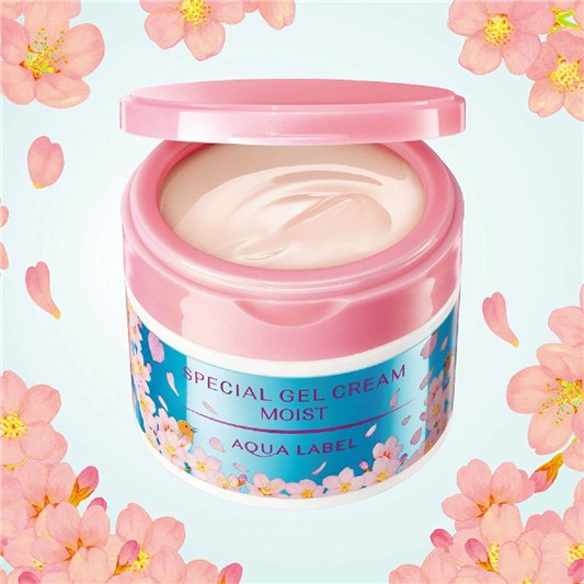 面霜 | 资生堂 AQUA LABEL 樱花多效合一凝胶面霜 新品 第1张