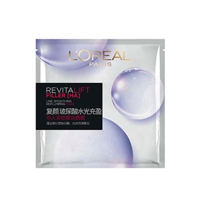 欧莱雅复颜玻尿酸水光充盈导入淡纹膨润面膜 巴黎欧莱雅 面膜 第1张