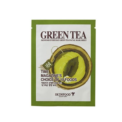 思亲肤绿茶清新精华单张面膜「补充水润，净洁肌肤」 思亲肤 · 甘油 面膜 第1张