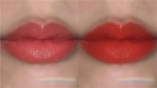 兰蔻口红玫瑰奶茶色274和烂胡萝卜色169色号试色分享 LANCOME 兰蔻 口红 唇膏 试色 第3张