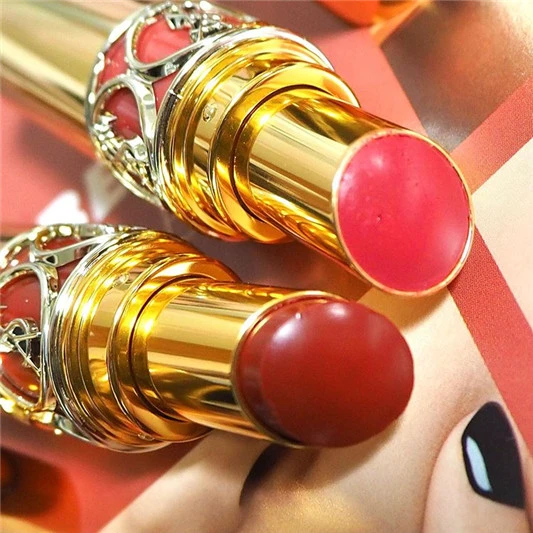 新品 | YSL 圆管Rouge Volupte Shine 血棕新色调 圆管 第2张