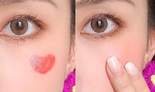 徒手能摸腮红吗，没有刷子化妆技巧 腮红 徒手上腮红 徒手上腮红的方法 美妆 第1张