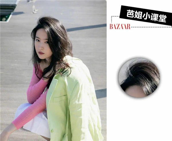 填补修饰发际线空缺小技巧，如何制造视觉高颅顶 发际线 高颅顶 第6张