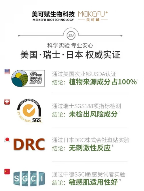 医美亚洲之星美可赋医用皮肤级面膜，酵母重组胶原蛋白敷贴 面膜 医用皮肤级面膜 护肤 第6张