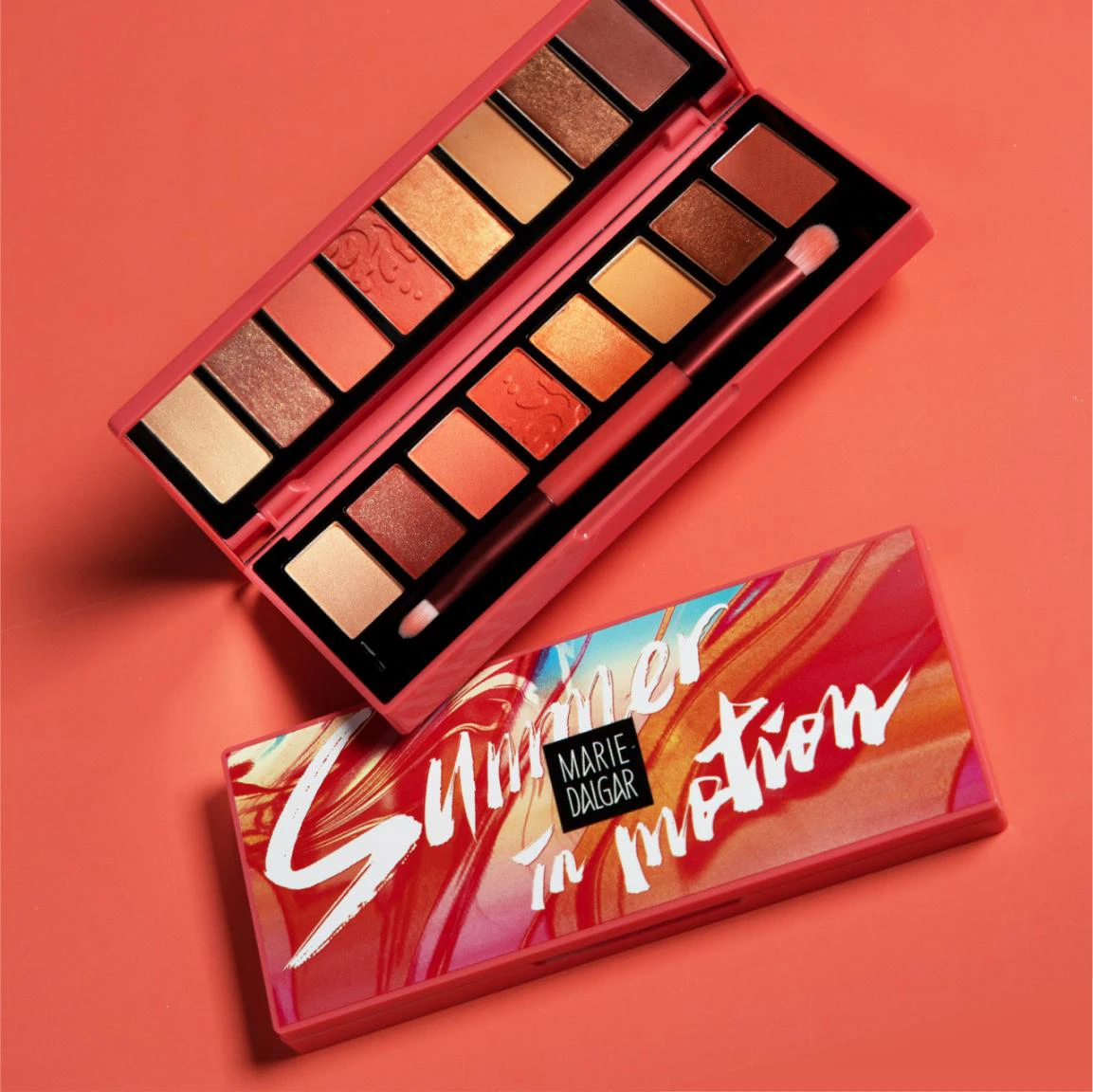 这个夏天，大「橘」为重，玛丽黛佳水珊瑚眼影盘活力上市 眼影 玛丽黛佳 玛丽黛佳水珊瑚眼影盘 美妆 第2张