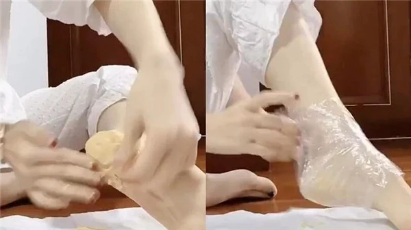 脚后跟的角质和死皮怎么去除，居家自制去角质膜做法步骤 脚后跟 角质 死皮 第5张