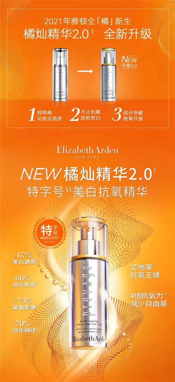 伊丽莎白雅顿全新橘灿精华2.0重磅上市 伊丽莎白 精华 雅顿 第6张