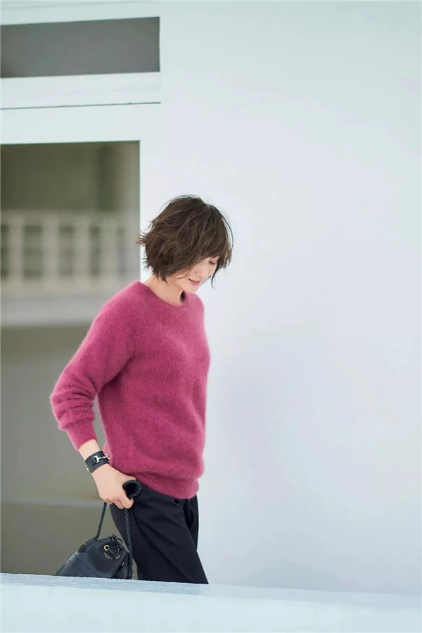温柔开衫温柔成熟，中性百搭针织衫更显质感 温柔成熟 中性百搭针织衫 第9张