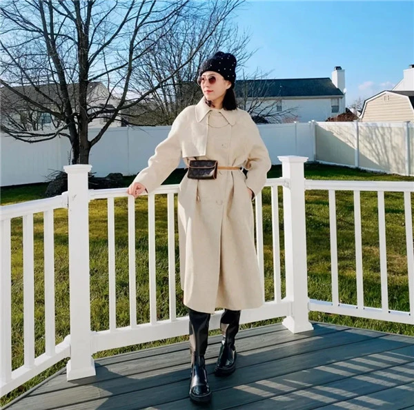 一身米白色穿搭温柔气质，充满活力增加层次感显瘦显腿长 温柔气质 充满活力 第12张