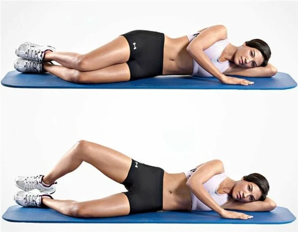 桥式是练臀部公认有感的运动，蚌式开腿对假胯宽更是有效 桥式 练臀部 第3张