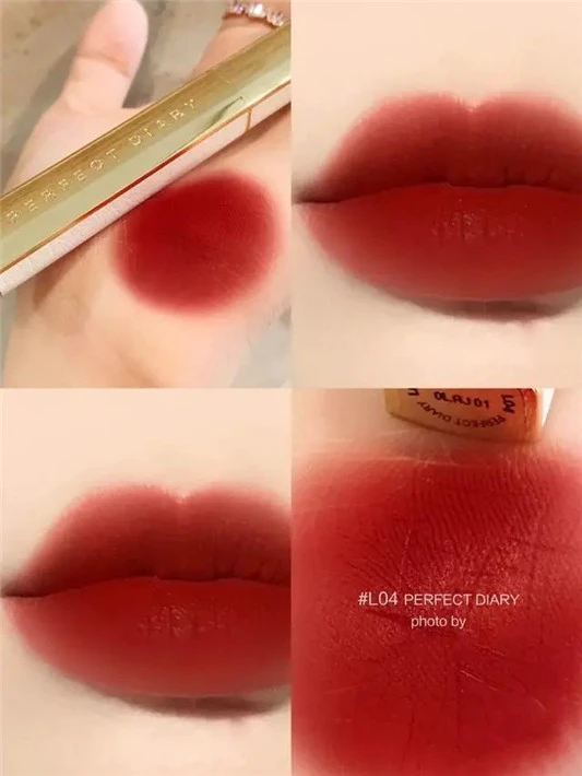 平价但不平庸的口红，完美日记小细跟01又纯又欲，04复古显白 口红 第6张