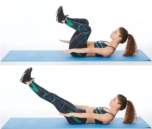 腹肌部位中最难运动到的就是下腹，反向单腿伸展建议运动量 反向 单腿伸展 第4张