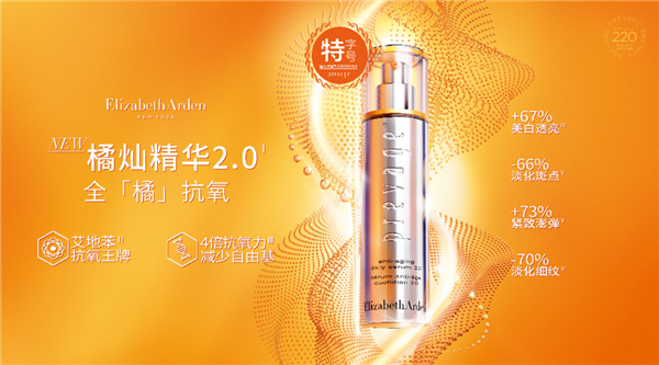 伊丽莎白雅顿全新橘灿精华2.0重磅上市 伊丽莎白 精华 雅顿 第1张