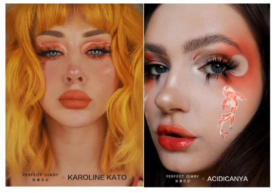 完美日记携手海外美妆艺术家、洞察国际化新趋势 美妆 完美日记 第3张